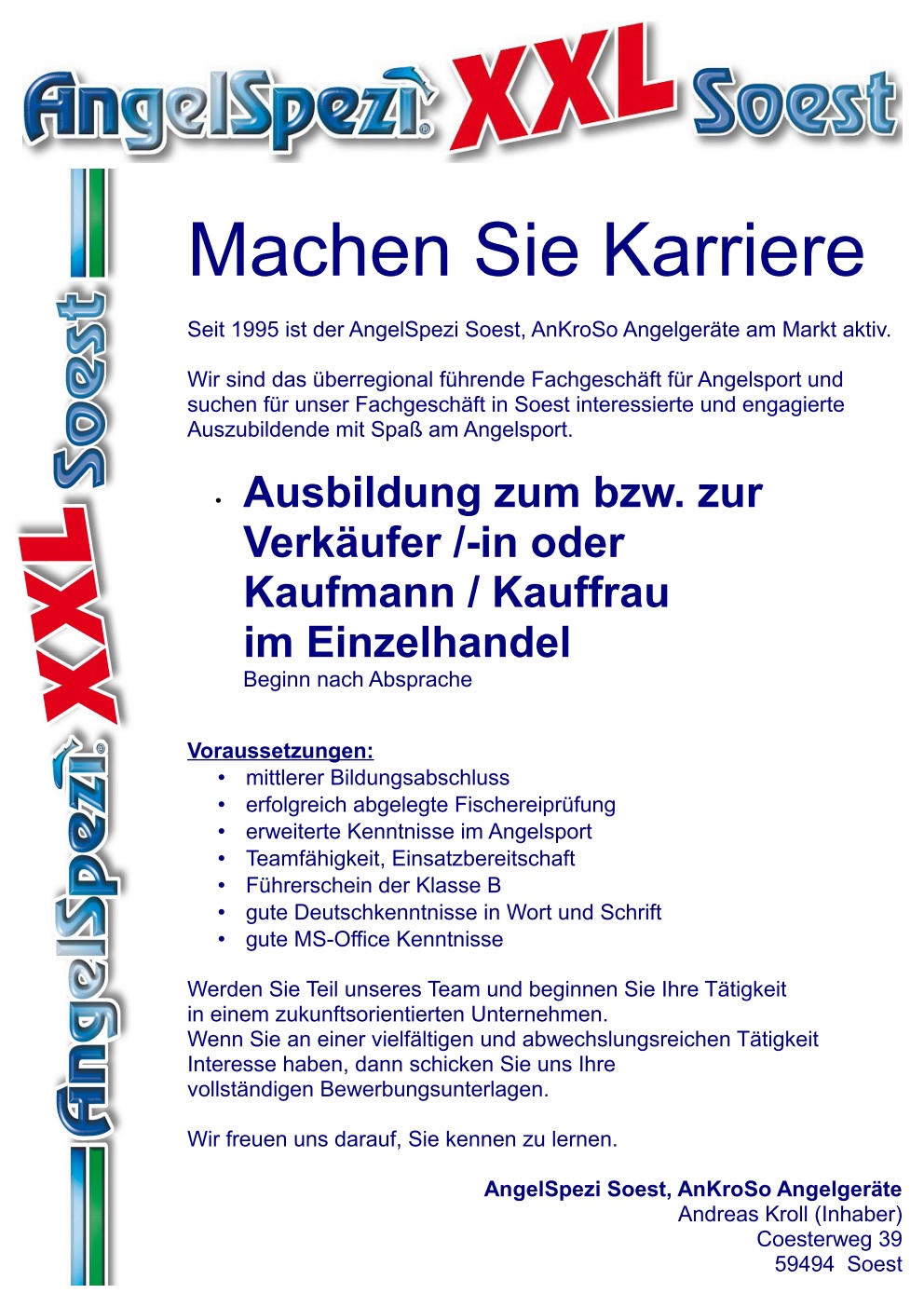Stellenangebot Azubi