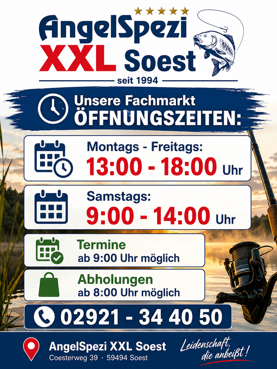 Unsere Öffnungszeiten