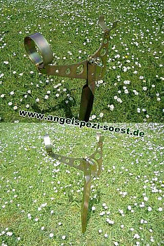 Rutenhalter Samson Stellfisch - Messing