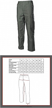 US Kampfhose BDU #Oliv - Größe #L