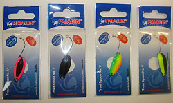 Paladin Trout Spoon V 2.5g sw-bl-si