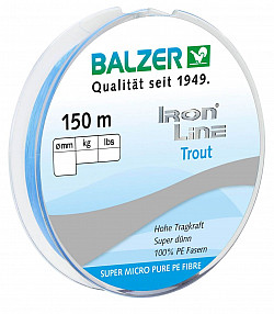 Balzer Schnur Iron Line 3x Blau ø06-150m