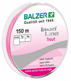 Balzer Schnur Iron Line 3x Pink ø06-150m