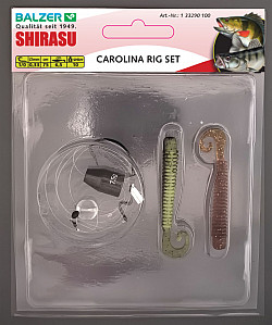 Shirasu Carolina Rig Set #Perch_1 #1/0