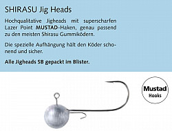 Balzer Shirasu Mustad Jighead 15g - 3/0