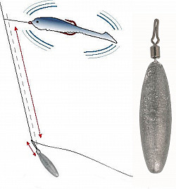 Balzer Shirasu Drop Shot Blei #long #10g