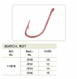Balzer CAMTEC Haken Match -r, Größe 10