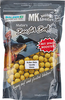 Balzer M.K. Boilies #15mm Mais-Vanille