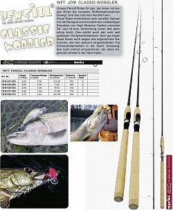 WFT Rute Penzill Classic Wobbler 42-105g
