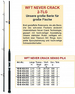 WFT Rute Never Crack Senso Pilk #270 120