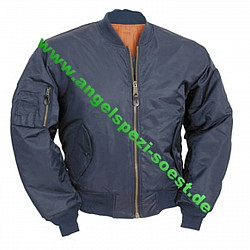 US MA1-Jacke, Blau/Navy, Größe M