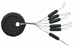 Sensas Black Line Stopper long ø M - 6pc