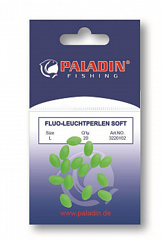 Paladin Gummiperlen Fluo #Soft -M- 20pcs