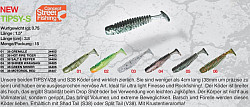 Gunki Tipsy #Shad #38mm #GreenShiner