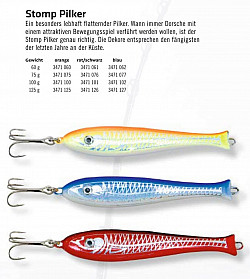 Zebco Stomp Pilker 100g blau - silber