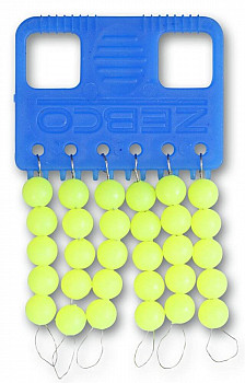 Zebco Gummiperlen #gelb #3mm 30pcs