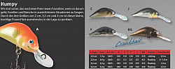 Iron Claw Wobbler Humpy 4cm floating -A