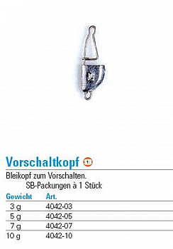 Grebenstein Bleikopf  3g