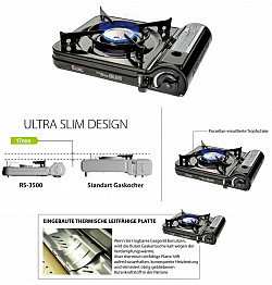Tragbarer Turbo Gaskocher #Slim #Turbo