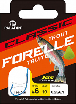 Paladin Classic Haken #Forelle #08b #50
