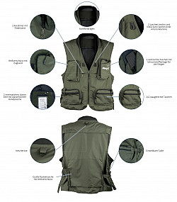 Ragot Anglerweste #Gilet_Lancer #XXL
