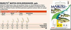 Maruto Haken Match Schleie Größe 10