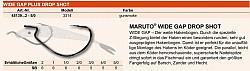 Maruto Wide Gap Plus Haken Größe 1