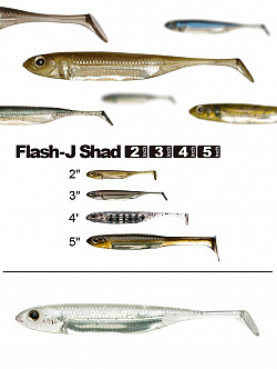Fish Arrow Flash J Shad 4 - 21 Wh-Silve