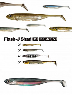 Fish Arrow Flash J Shad 3 - 28 Ba-Ba-Au