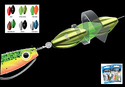 SPRO Freestyle Squid Bullet #05g #Roach