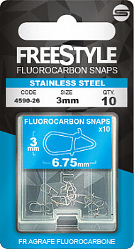 SPRO Freestyle Fluoro Snaps #3mm