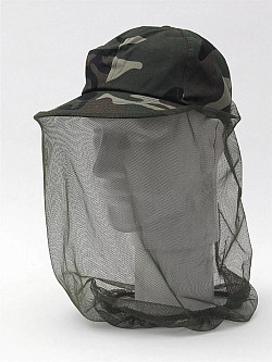 Behr Camouflage #Mütze mit #Moskitonetz
