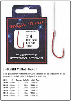 Quantum Magic Trout B-Maggot Haken -6