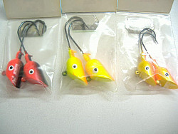 Schwimmende Shad-Köpfe r-s 6/0