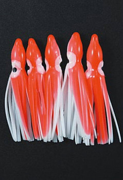 Paladin Octopus #5cm #japanrot - weiss