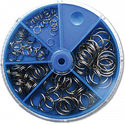 Zebco Split Ring Sortiment 100 Stück