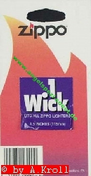ZIPPO Docht Wick Ersatzdocht