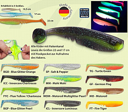 Iron Claw Racker Shad NT 17cm UV #BGO