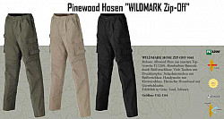 Pinewood Hose, Wildmark Zip-Off grün, 58