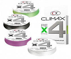 Climax Schnur 4x Braid #Grau ø12