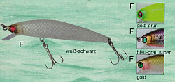 Paladin Wobbler Mad Minnow - Weiß Schwa