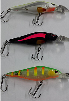 Paladin Wobbler Evil Eye 9cm Grün-Orange