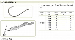 Owner Haken Mosquito #5177 Größe #--8