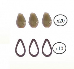 AngelSpezi Sliding Loop Ring - Bead Set