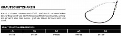 DAM FZ Krautschutz Haken gebogen 3/0