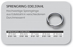 DAM Sprengringe Edelstahl 10mm 10pcs