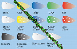 Dissel Trout System, blau glitter, 29