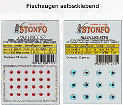 Stonfo Holo Reflex Klebeaugen 7,0mm rot