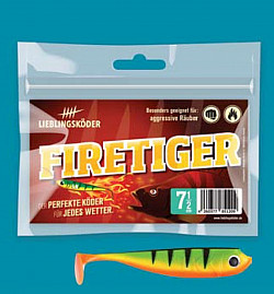 Lieblingsköder Shad -75mm #Firetiger