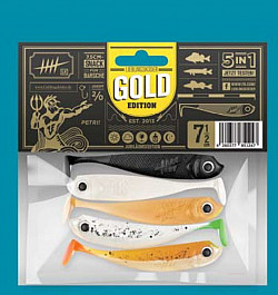 Lieblingsköder Shad -75mm # Gold Edition